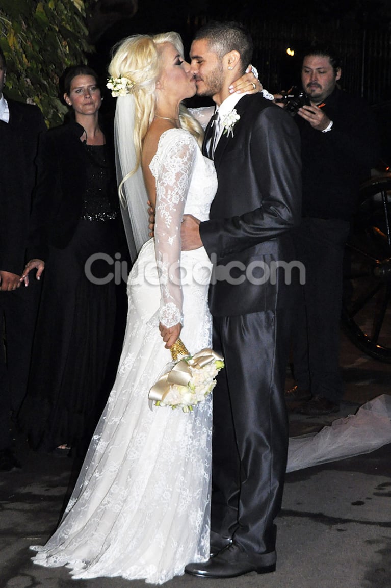 La boda de Wanda Nara y Mauro Icardi. (Foto: Jennifer Rubio - Ciudad.com)