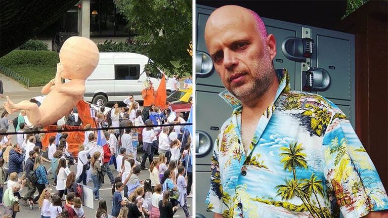 La broma de Wainraich por su parecido con el bebé de la marcha por la vida