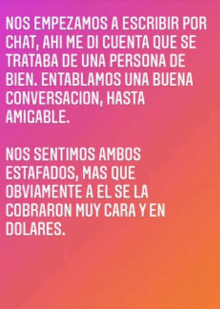 La bronca de Luciana Salazar por una estafa en las redes "Usan a mi hija para ganar seguidores"