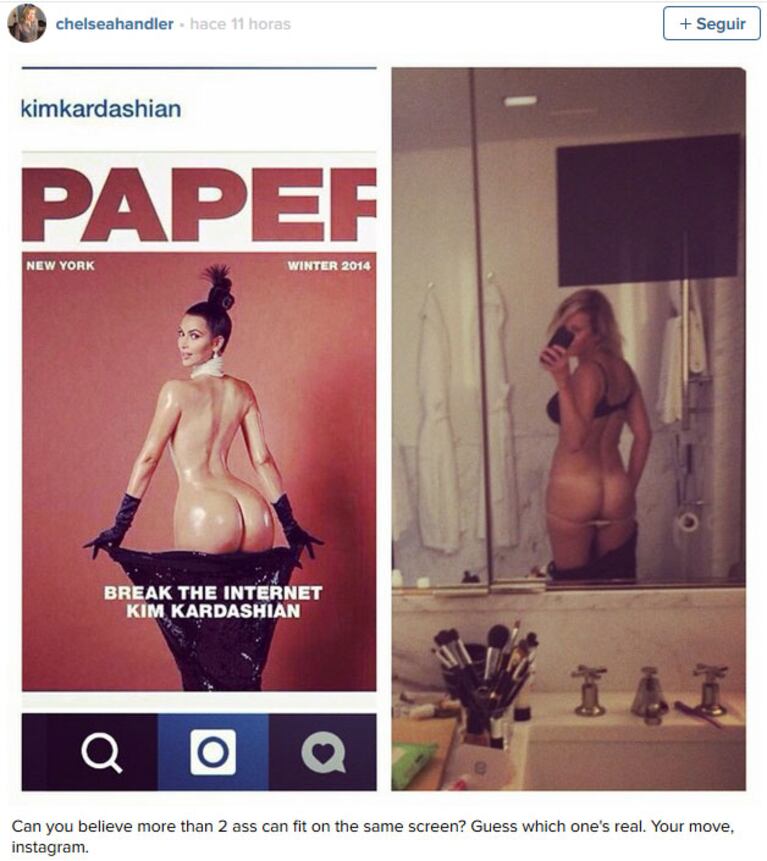 La burla de Chelsea en Instagram.