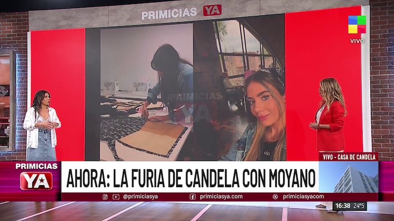 La "campera gate" entre Candela Arizaga y una amante de Facundo Moyano (Foto: captura de América).