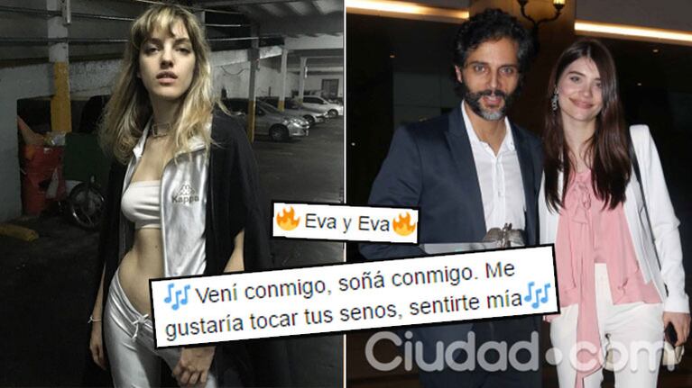 La canción súper hot que la exnovia de Furriel le dedicó a Eva de Dominici.