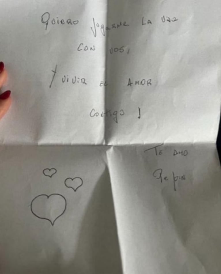 La carta de José Alperovich a Marianela Mirra desde la cárcel (Foto: Instagram/@jalperovichok, marianela_mirraok).