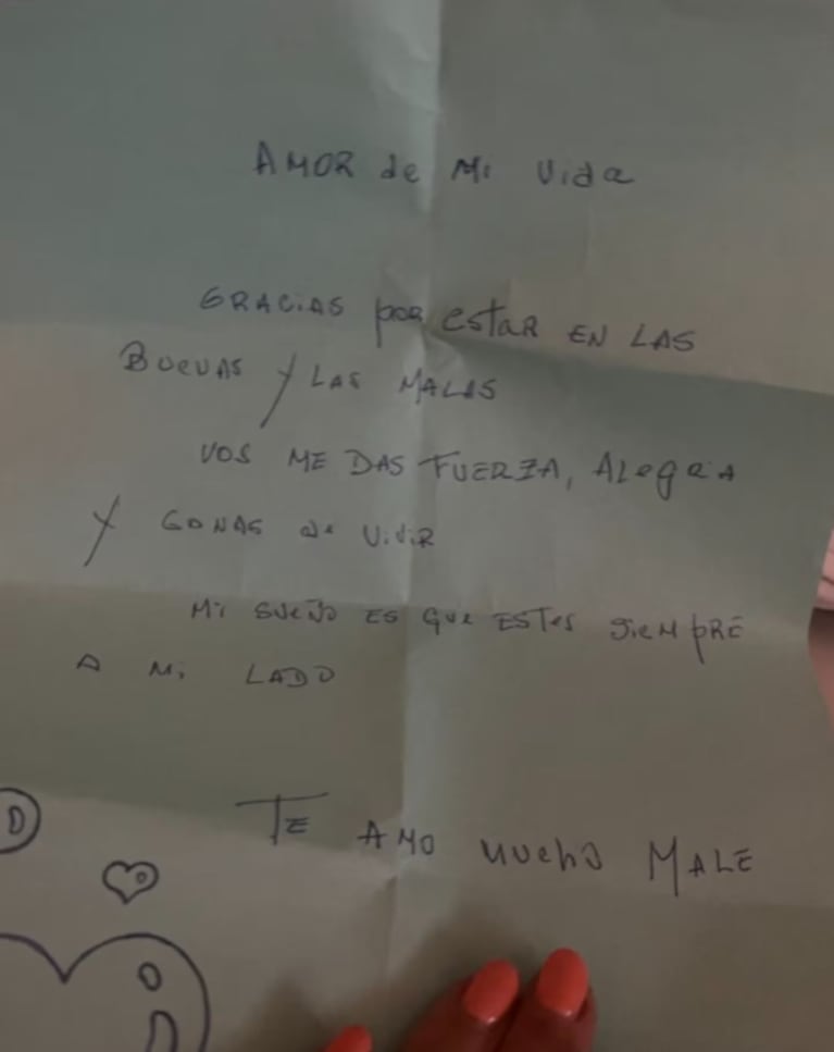 La carta de José Alperovich a Marianela Mirra desde la cárcel (Foto: Instagram/@jalperovichok, marianela_mirraok).