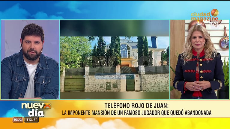 La casa de Madrid del exfutbolista argentino, Fernando Redondo, que intentaron usurpar (Foto: captura de Nuevo Día).