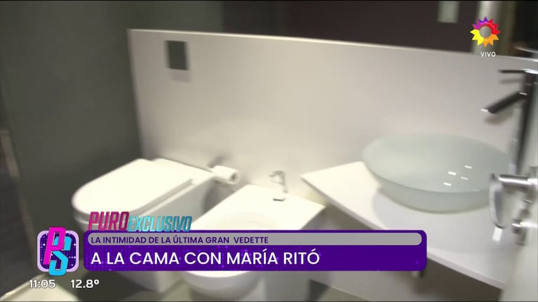 La casa de María Eugenia Ritó en Belgrano (Foto: captura de eltrece).