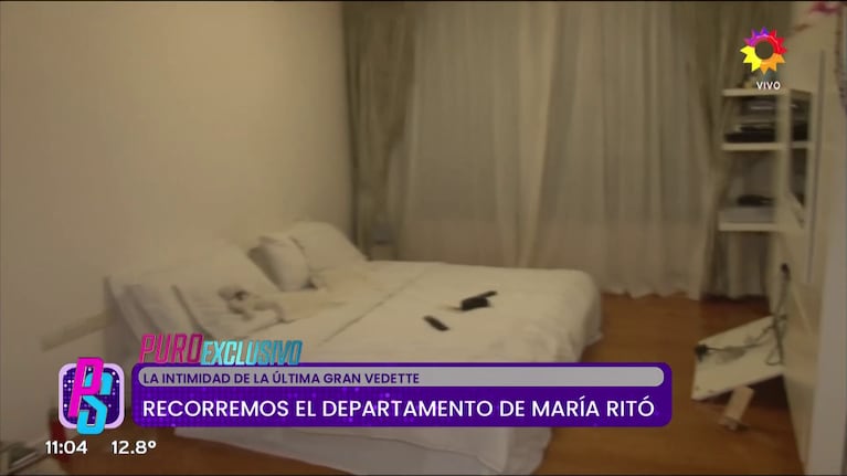 La casa de María Eugenia Ritó en Belgrano (Foto: captura de eltrece).