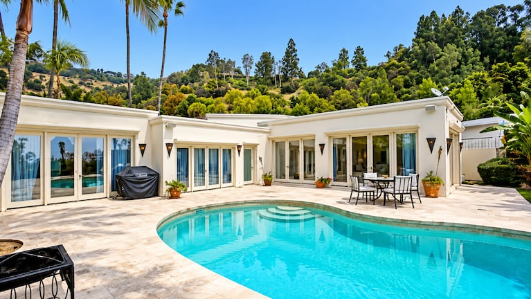 La casa de Penélope Cruz y Javier Bardem en Los Ángeles, Estados Unidos. Foto: Redes Sociales