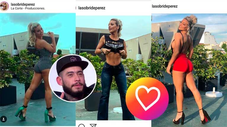 La catarata de likes de un famoso cantante para Sol Pérez en Instagram