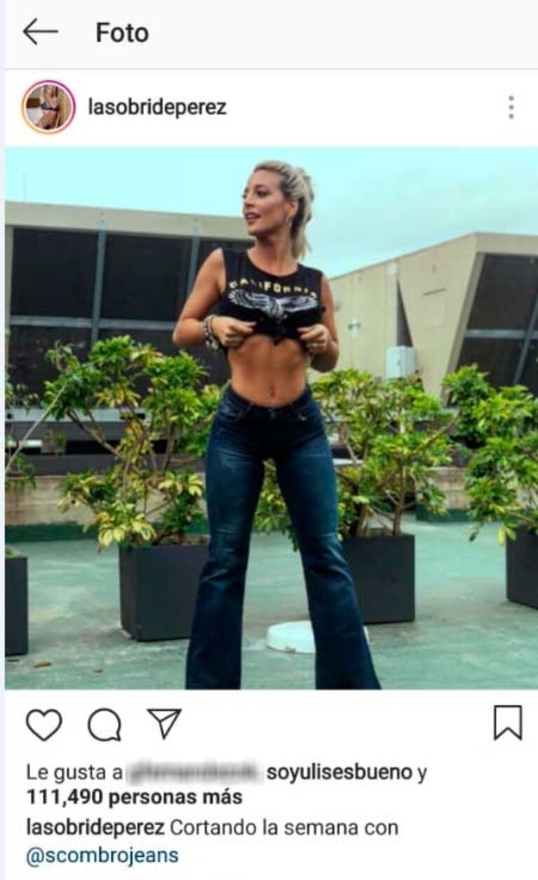 La catarata de likes de un famoso para Sol Pérez en Instagram