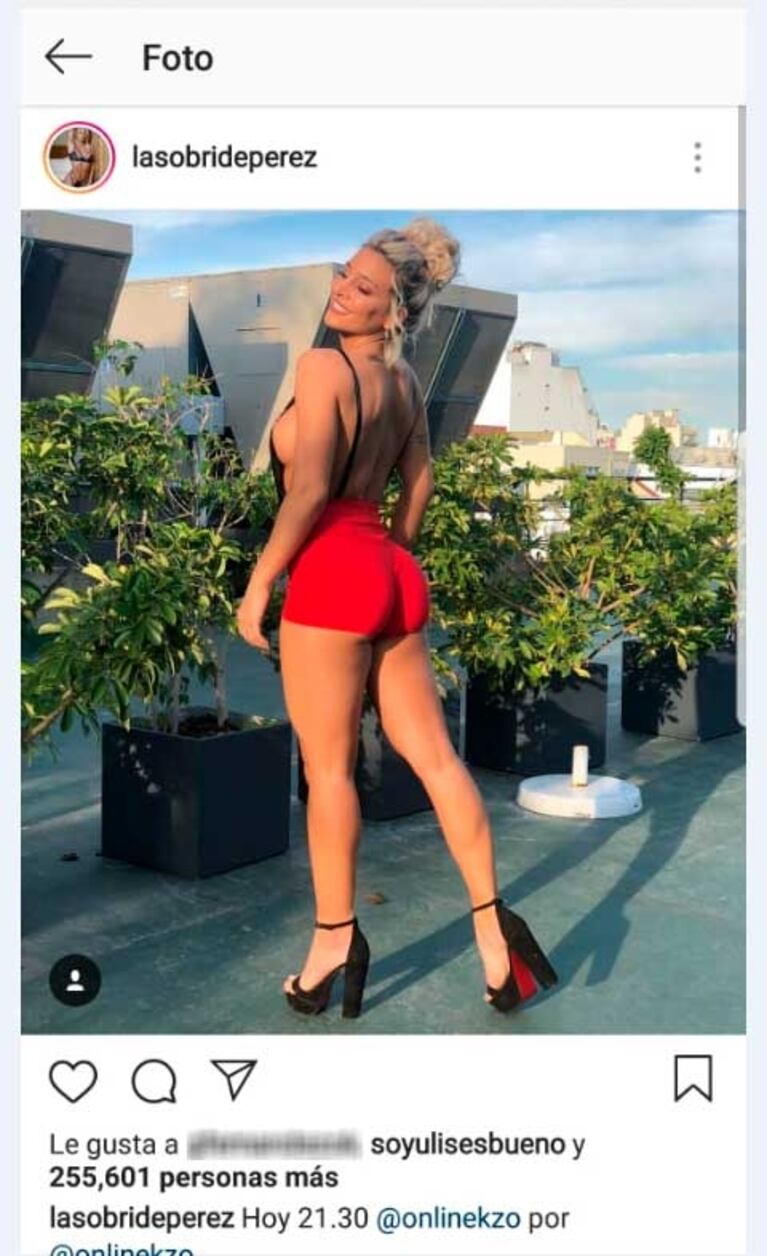 La catarata de likes de un famoso para Sol Pérez en Instagram