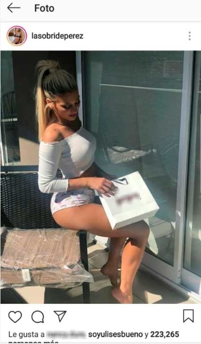 La catarata de likes de un famoso para Sol Pérez en Instagram