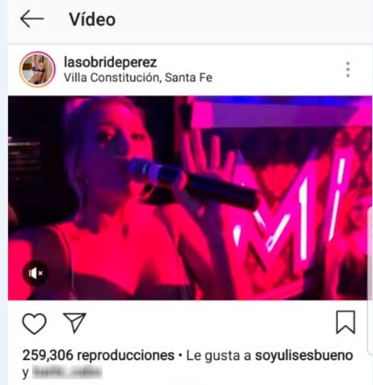 La catarata de likes de un famoso para Sol Pérez en Instagram