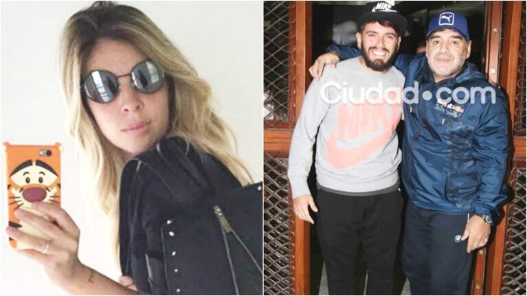 La catarata de tweets de Dalma Maradona tras el reencuentro de Maradona con Diego Junior (Fotos: Web y Ciudad.com)