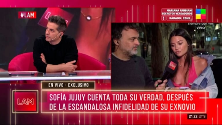 La charla sobre la maternidad que Sofía Jujuy Jiménez tuvo con Bautista Bello antes de la separación