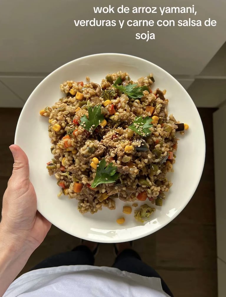 La chef privado de Wos mostró todo lo que le cocinó durante un día y los pedidos especiales de su banda