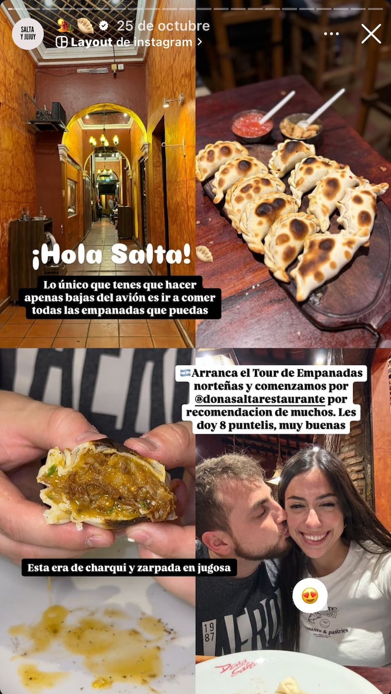 La Chica del Brunch y su exnovio, "el Chico del Brunch" (Foto: captura de Instagram).