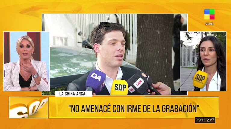 La China Ansa habló de su pelea con Santi Maratea (Foto: captura de América).
