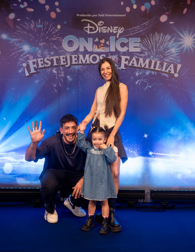 La China Ansa y su familia  en el estreno de Disney On Ice (Foto: Prensa).