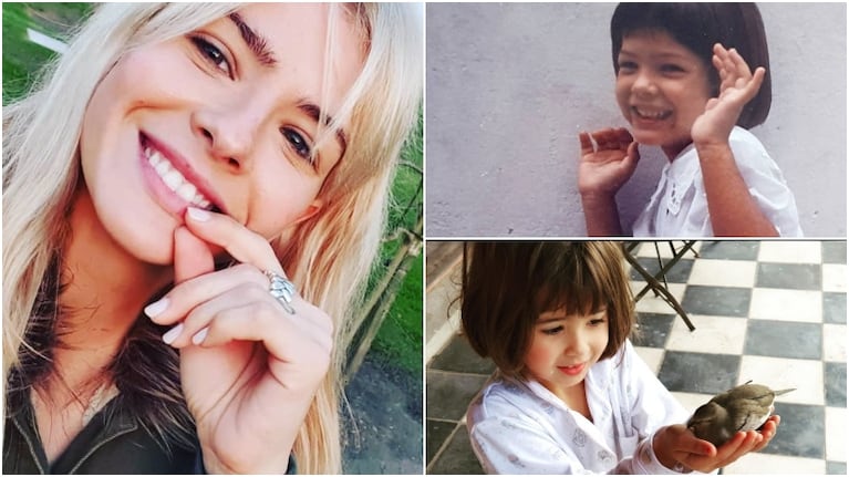 La China Suárez compartió una foto de cuando era chica y mostró su gran parecido con Rufina: Mini me