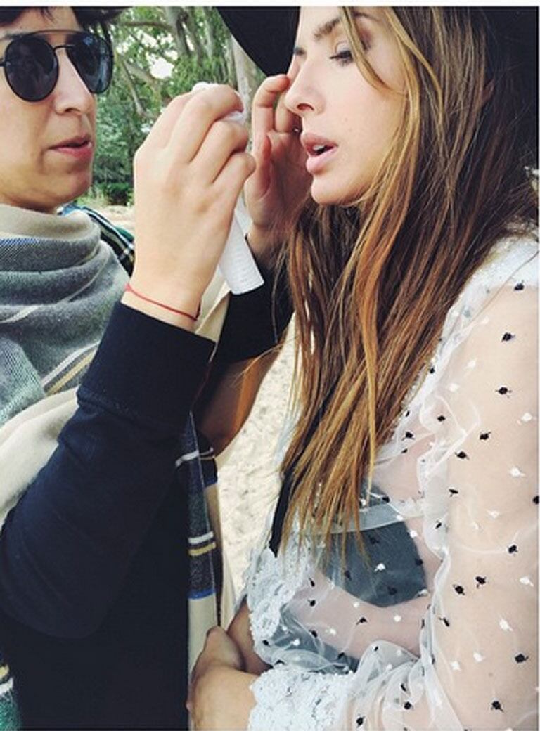 La China Suárez, diosa en la campaña para su línea de indumentaria (Fotos: Instagram). 