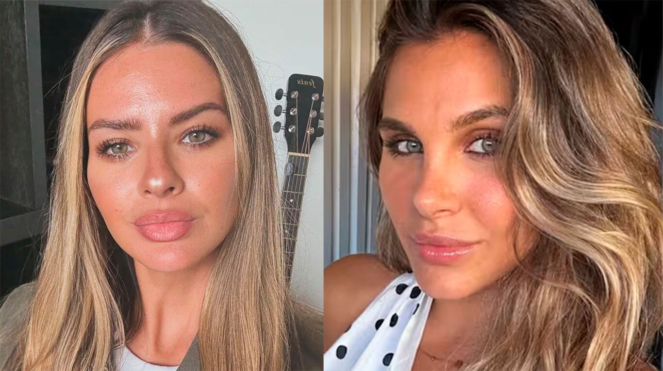 La China Suárez e Ivana Icardi (Fotos: redes sociales).