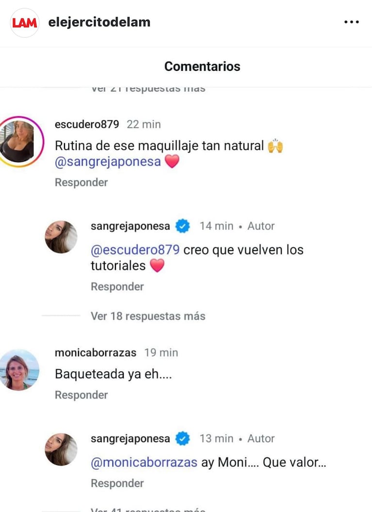 La China Suárez en Instagram (Foto: captura de Instagram).