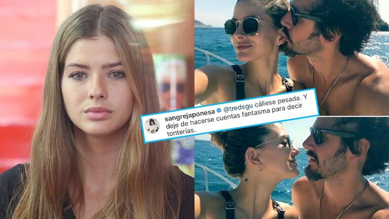 La China Suárez, enojada en Instagram 