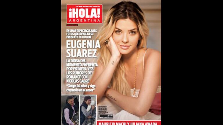 La China Suárez habló de su relación con Nicolás Cabré (Foto: Revista ¡Hola! Argentina)