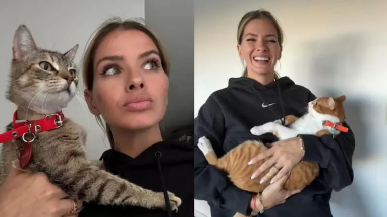 La China Suárez juega fuerte: así presume las fotos con las mascotas de Wanda Nara y sus hijas . Crédito: Instagram