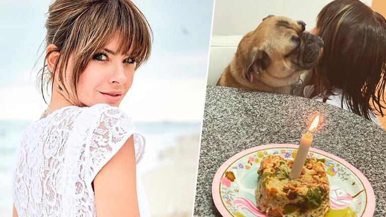 La China Suárez le festejó el cumpleaños a su perrita Antígona