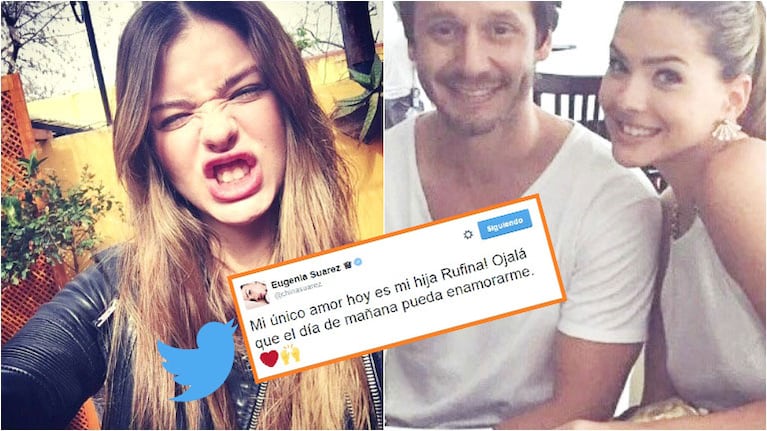 La China Suárez le puso punto final a los rumores de romance con Benjamín Vicuña (Fotos: Instagram y Twitter)