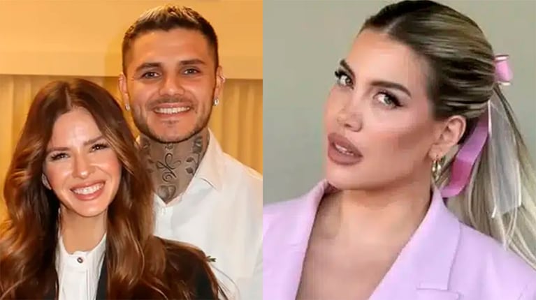 La China Suárez, Mauro Icardi, Wanda Nara (Foto: capturas de redes).