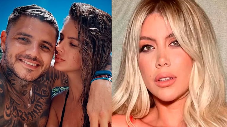 La China Suárez, Mauro Icardi, Wanda Nara (Fotos: redes sociales).
