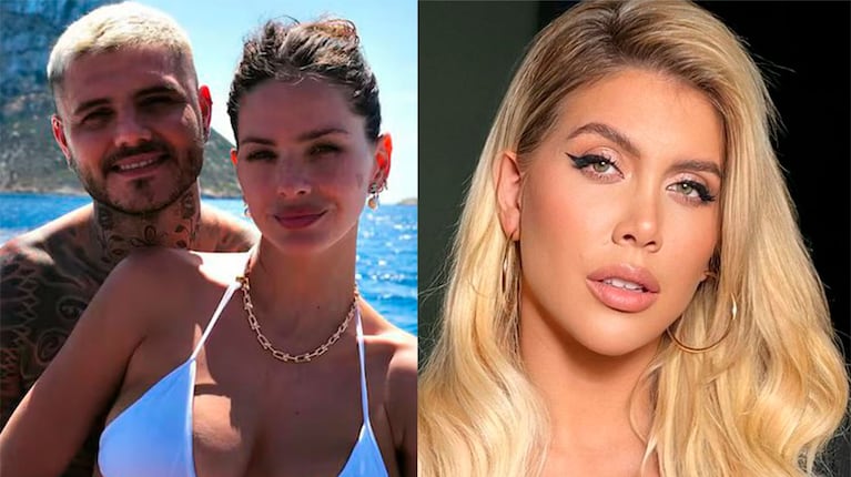 La China Suárez, Mauro Icardi y Wanda Nara (Fotos: redes sociales).