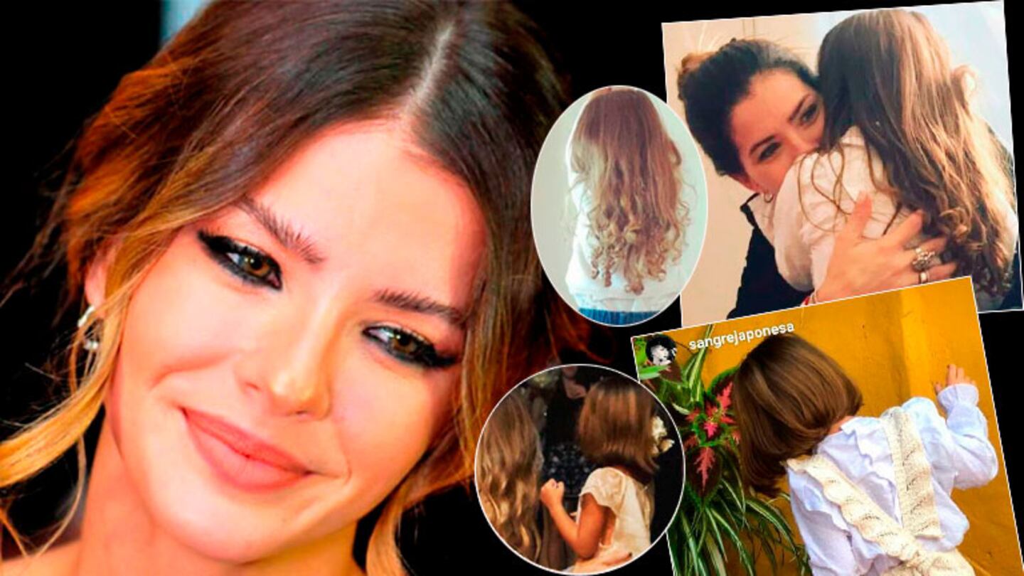 La China Suárez mostró el tierno cambio de look de su hija Rufina 