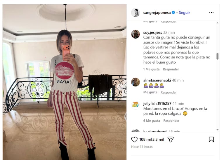 La China Suárez mostró su intimidad con Mauro Icardi y un detalle de la casa desató críticas: “Hongos en la pared”. Crédito: Instagram