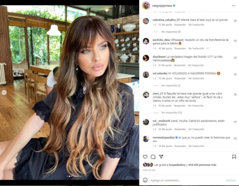 La China Suárez mostró su radical cambio de look y la compararon con Wanda Nara: "Al lado tuyo es un poroto"