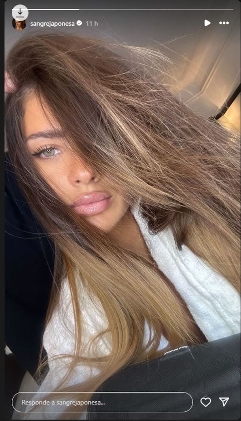 La China Suárez se sacó una selfie provocadora tras regresar a la Argentina. (Foto: Instagram/sangrejaponesa)