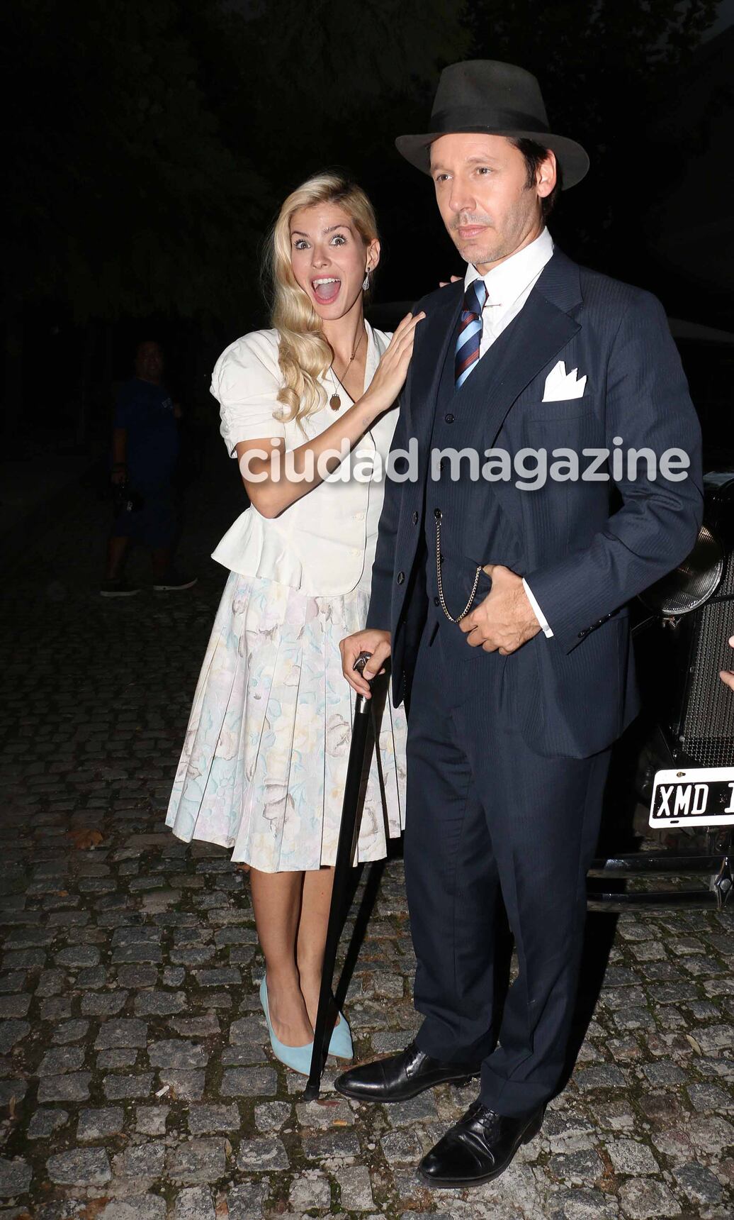 La China Suárez y Benjamín Vicuña, enamorados y divertidos (Fotos: Movilpress). 