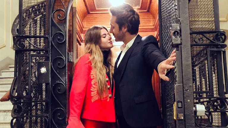 La China Suárez y Benjamín Vicuña (Foto IG @sangrejaponesa).