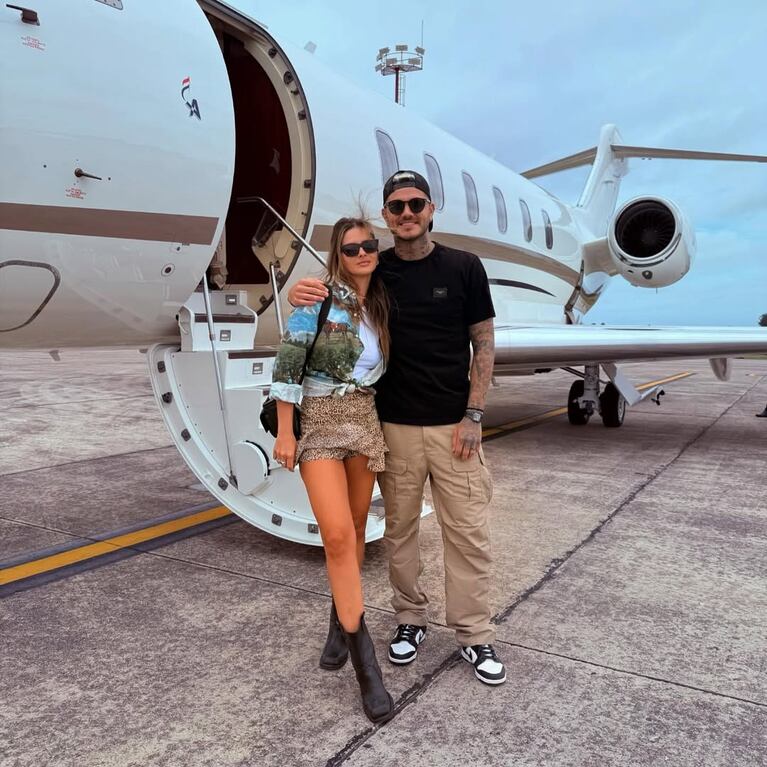 La China Suárez y Mauro Icardi, cancheros y fashionistas. (Foto: Instagram/@mauroicardi)