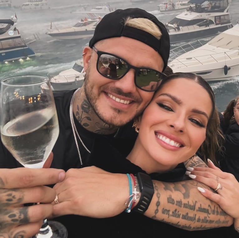 La China Suárez y Mauro Icardi celebraron con pura complicidad en Turquía. Crédito: Instagram