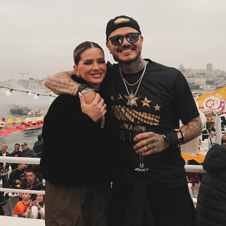 La China Suárez y Mauro Icardi celebraron con pura complicidad en Turquía. Crédito: Instagram