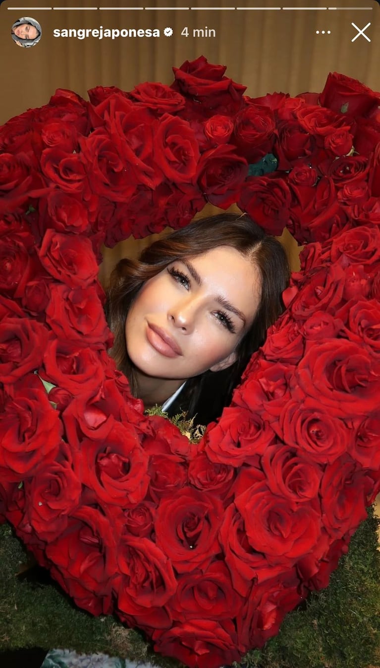 La China Suárez y Mauro Icardi celebraron San Valentín (Foto: Instagram/@sangrejaponesa).