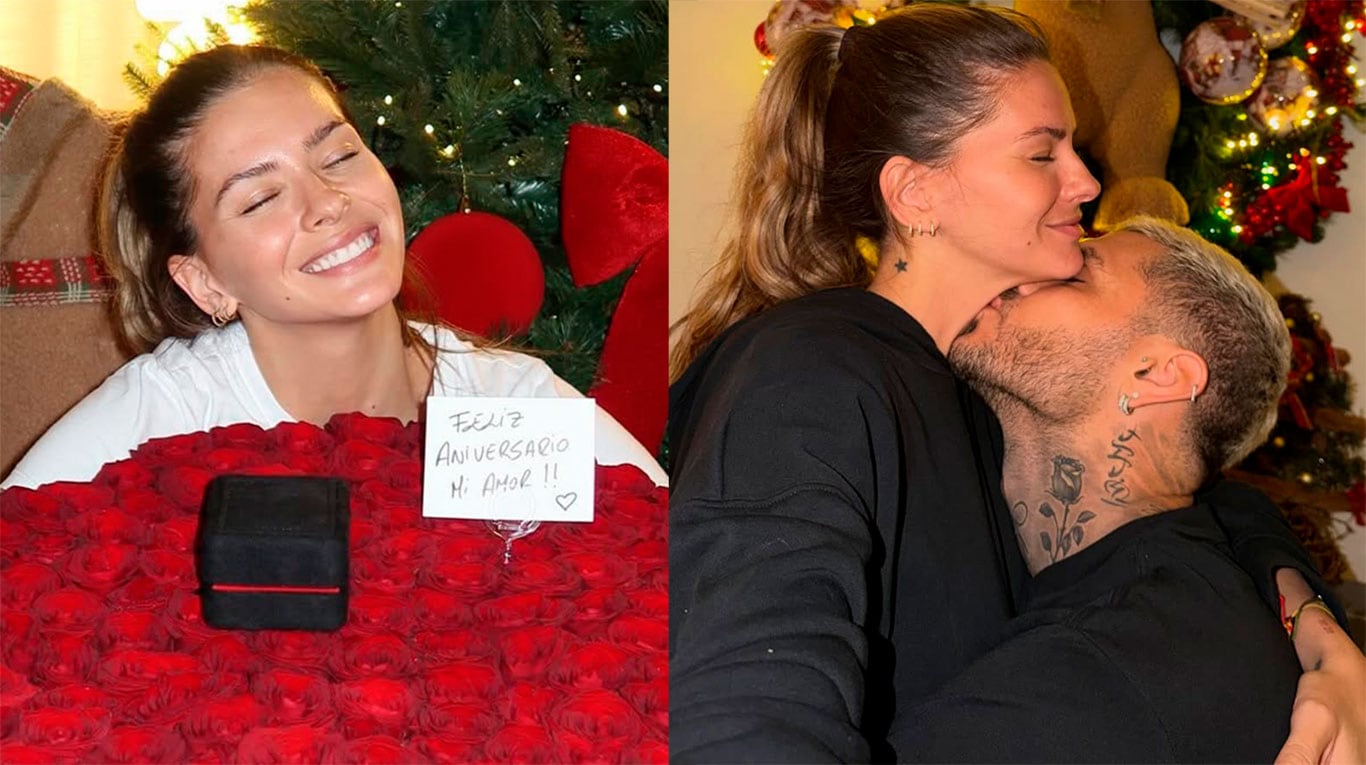 La China Suárez y Mauro Icardi celebraron su primer aniversario (Foto: Instagram/@sangrejaponesa).