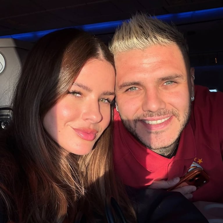 La China Suárez y Mauro Icardi en Turin. Foto: Instagram mauroicardi