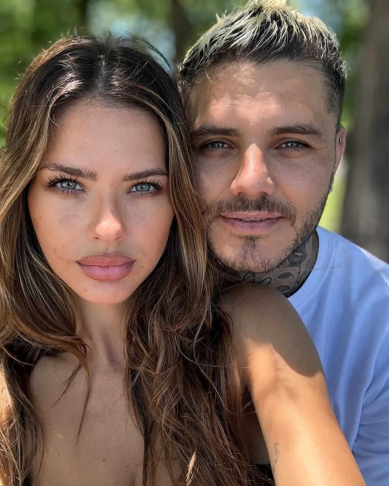 La China Suárez y Mauro Icardi (Foto: Instagram).