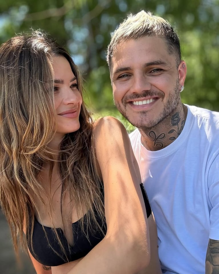 La China Suárez y Mauro Icardi (Foto: Instagram).
