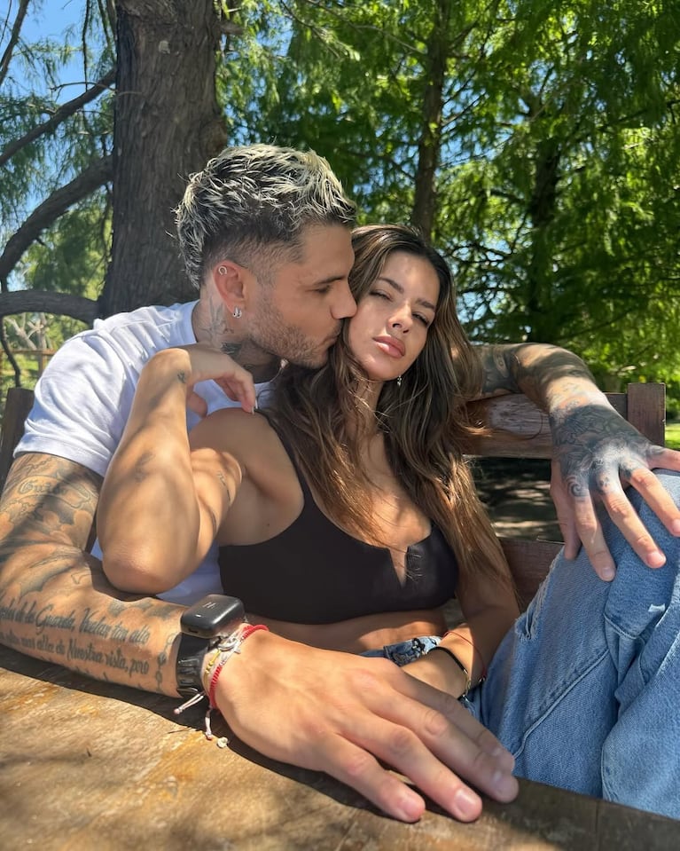 La China Suárez y Mauro Icardi (Foto: Instagram).